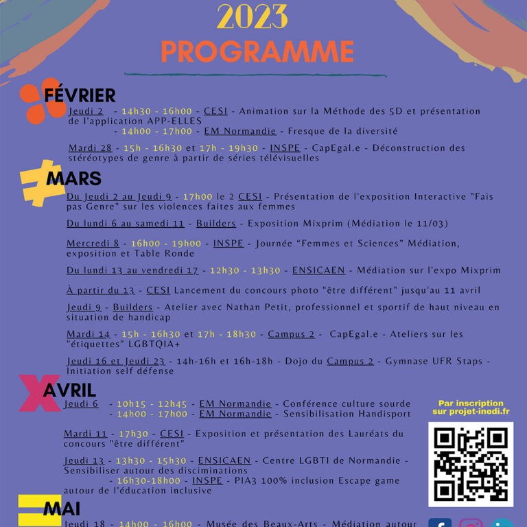 InÉDi - Programme 2023