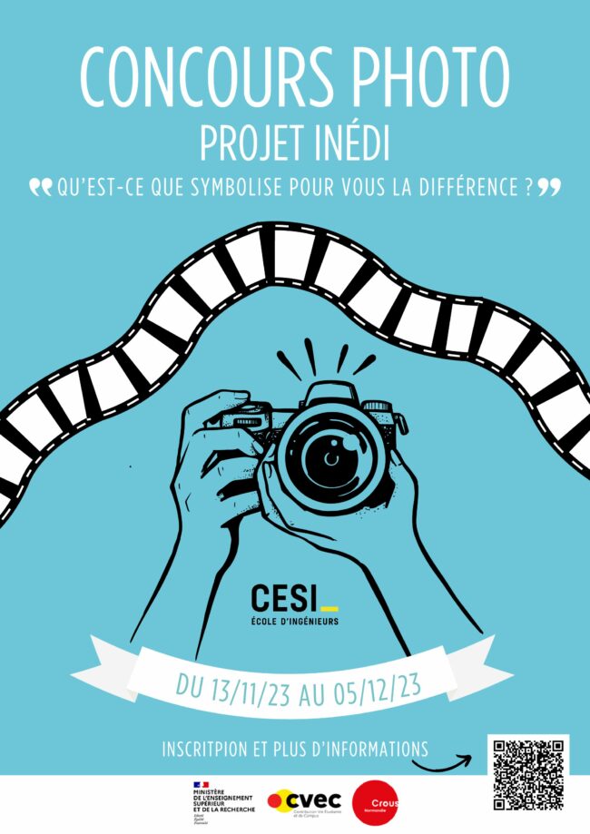 Affiche événement concours photo INEDI
